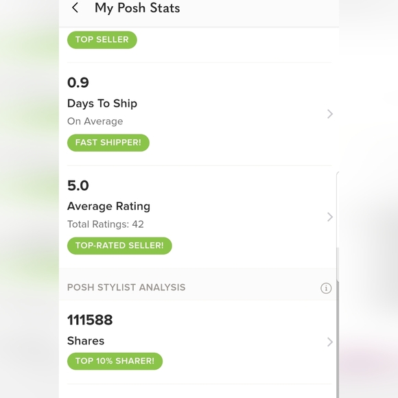 💠TOP RATED POSH AMBASSADOR💠 - Picture 2 of 2